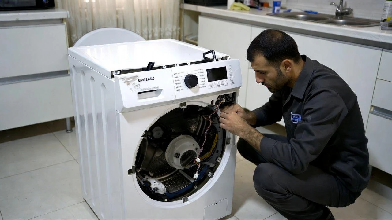 هزینه تعمیر برد لباسشویی سامسونگ