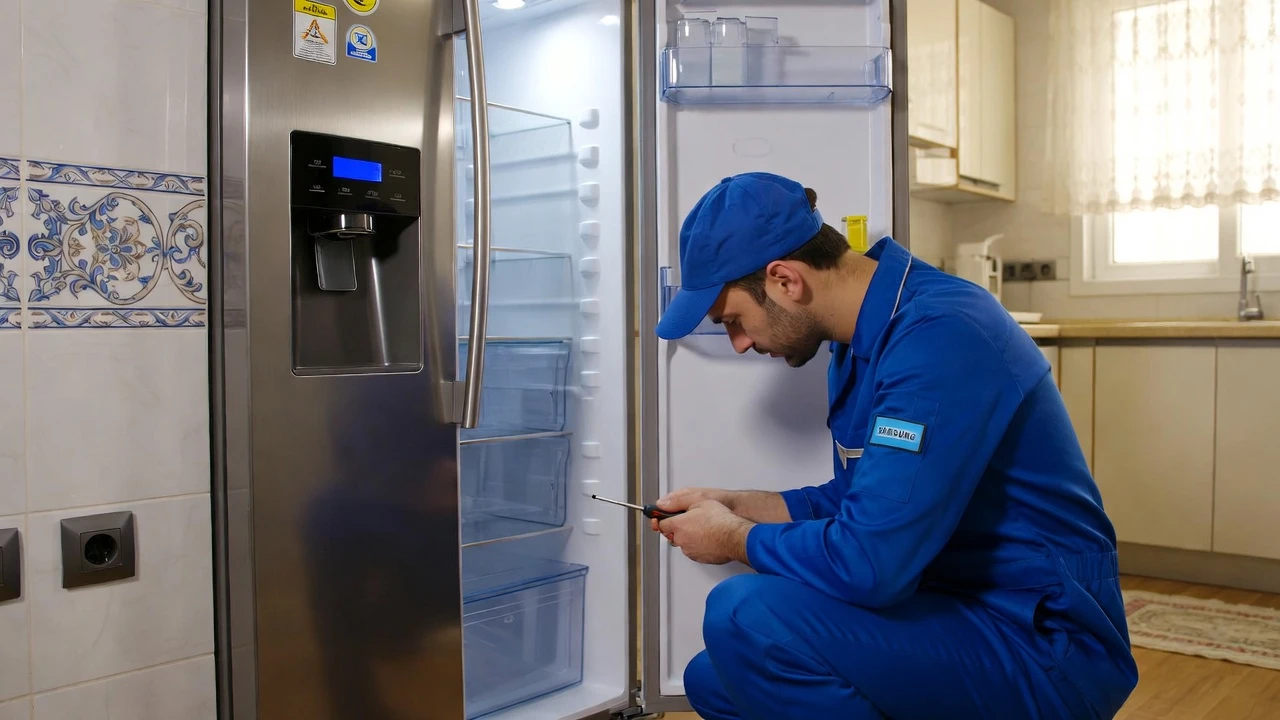 اجرت و هزینه تعمیر برد یخچال سامسونگ در تهران